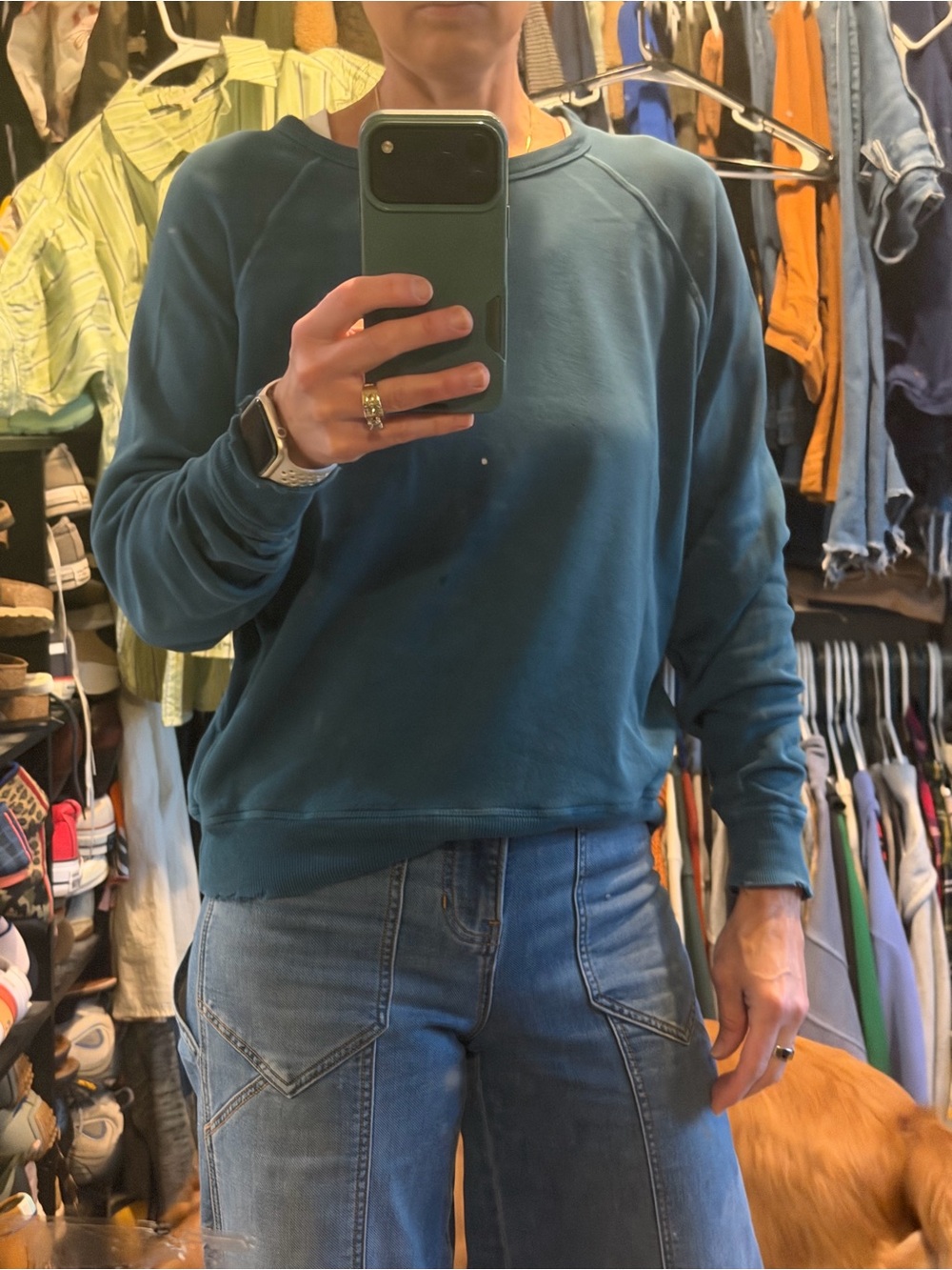 THE GREAT Sweatshirt - Teal